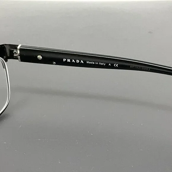 Prada VPR61P FAD-1O1 Eyeglasses Frames Matte Black Rectangle 53 [] 16 140 - Picture 5 of 13